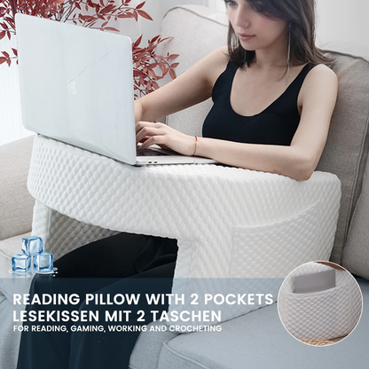 Soft Lap Desk Pillow for Reading Working & Gaming
