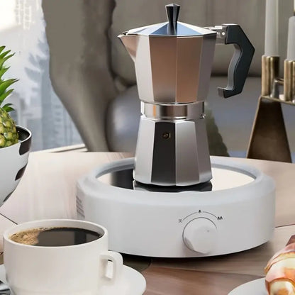 Italian Moka Coffee || Tea Kettle – Durable Aluminum Design