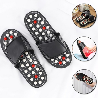 Message Slippers, Rotating Acupressure Foot Massager